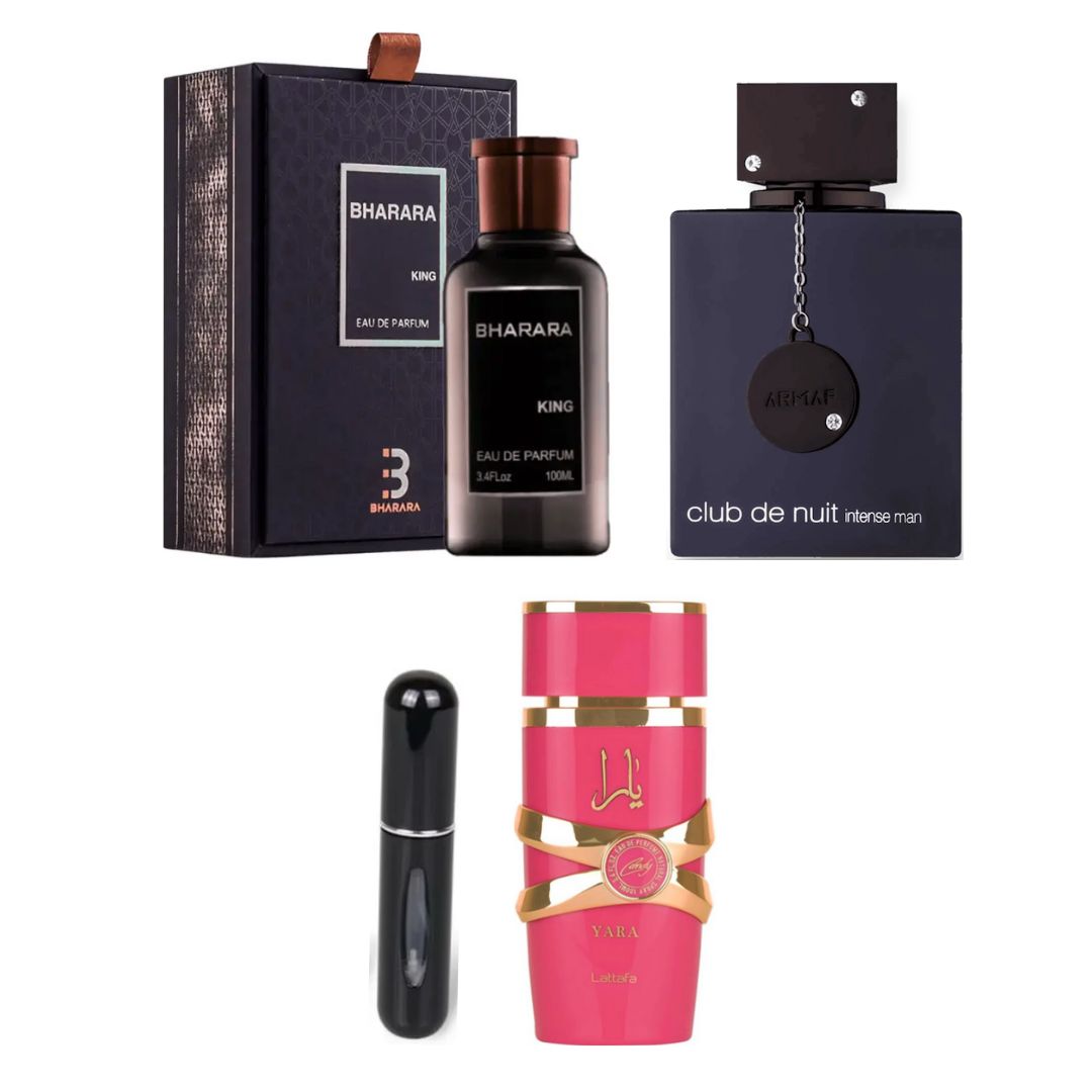 BHARARAESTUCHE+YARACANDY+CLUBNUIT+PERFUM